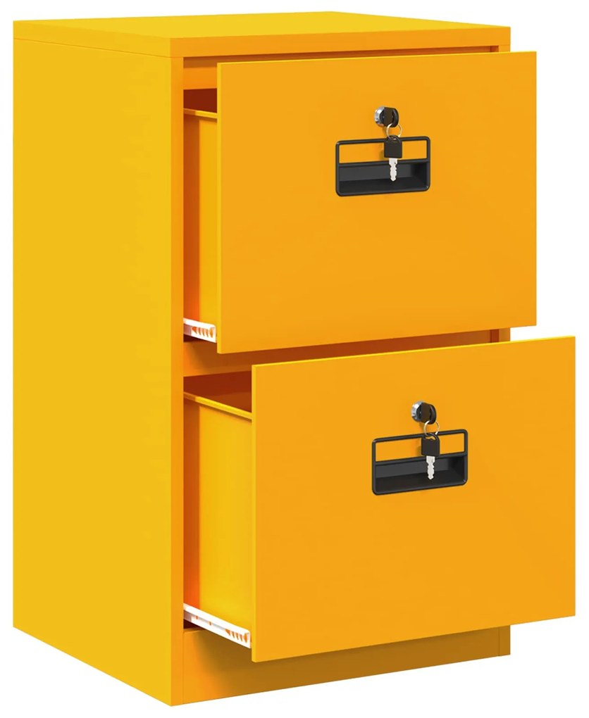 vidaXL Ντουλάπα Αρχείων με συρτάρι Χαμομηλί κίτρινο 44 x 50 x 106.5 εκ