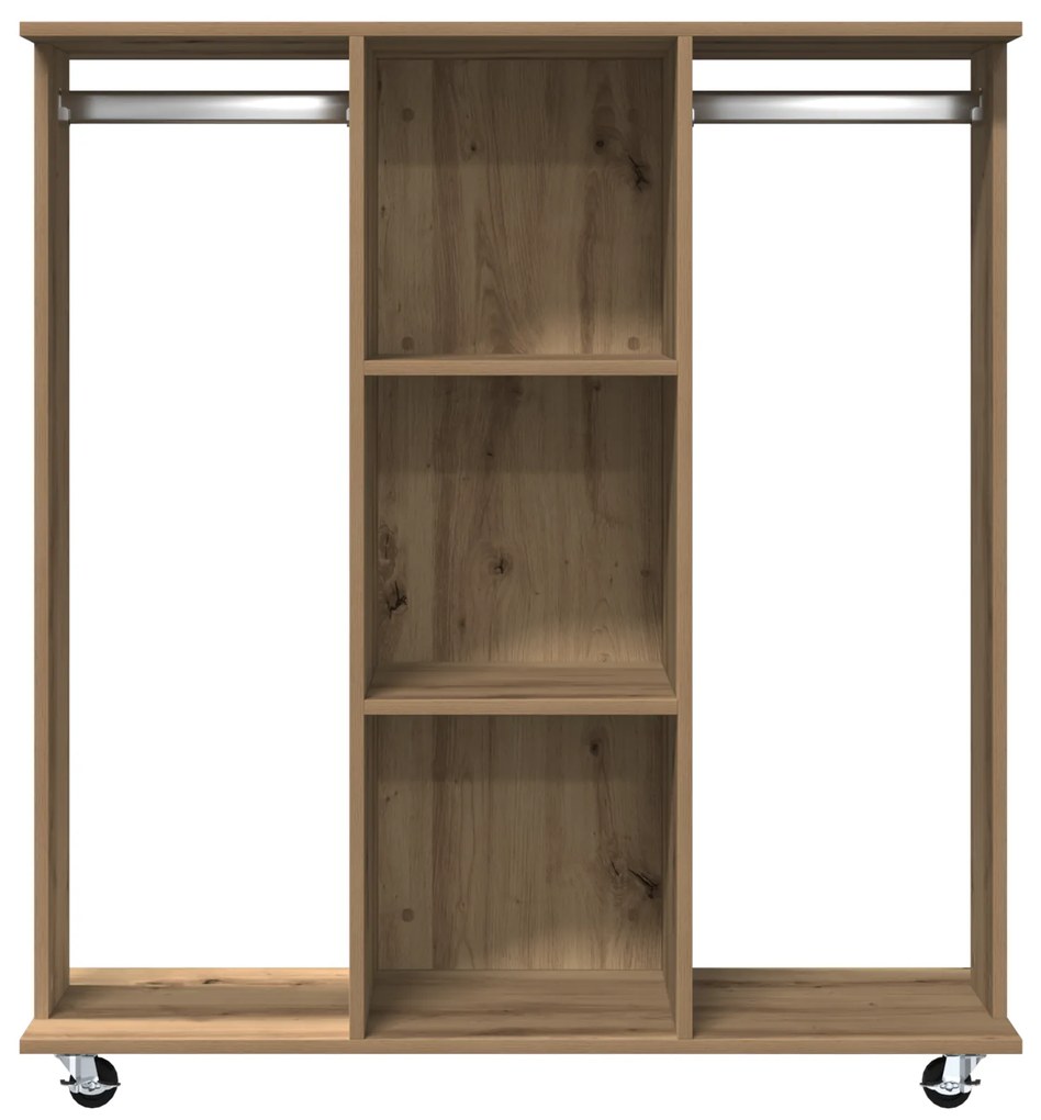 vidaXL Ντουλάπα artisan δρυς 102 x 38 x 110 εκ. Επεξεργασμένο ξύλο