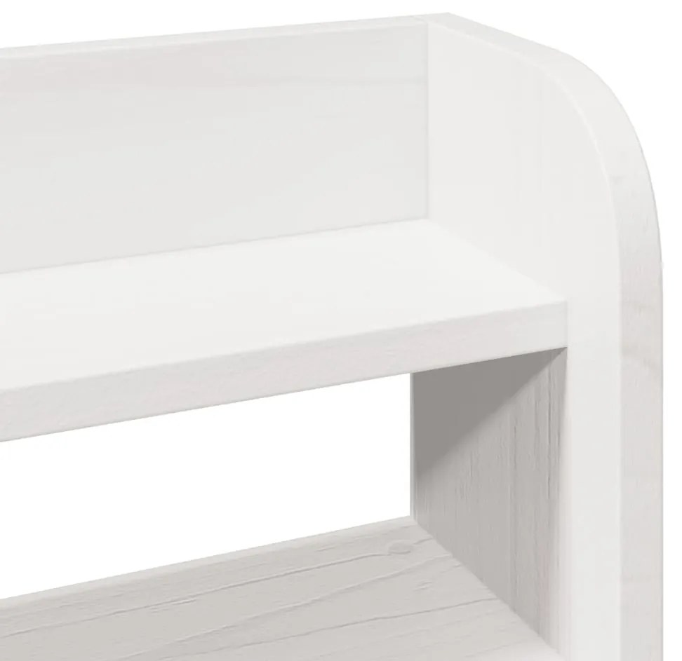 Σκελετός Κρεβ. Χωρίς Στρώμα Λευκό 140x200 εκ Μασίφ Πεύκο 3307123