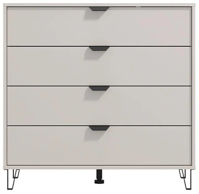 Κομότα - Συρταριέρα Lucca 4F Cashmere 93x40x90 εκ. 93x40x90 εκ.