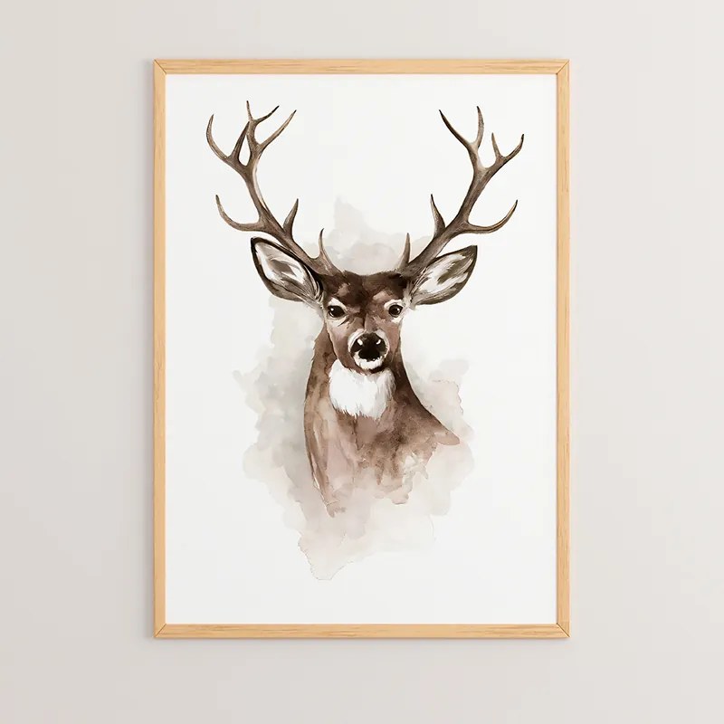 Πίνακας Deereby pakoworld με ψηφιακή εκτύπωση και πλαίσιο 33x1.5x48εκ