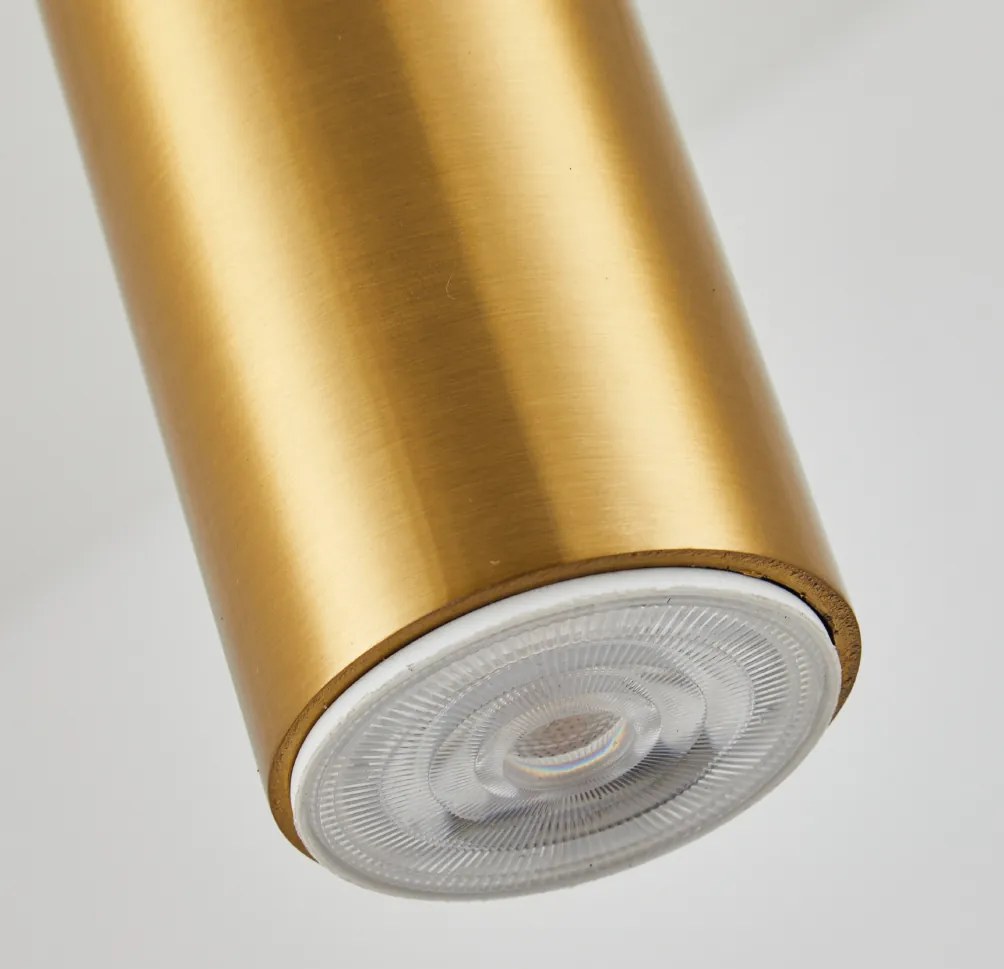 Φωτιστικό Οροφής  SE21-GM-5 ADEPT TUBE GOLD MATT PENDANT Δ1 - Μέταλλο - 77-8270
