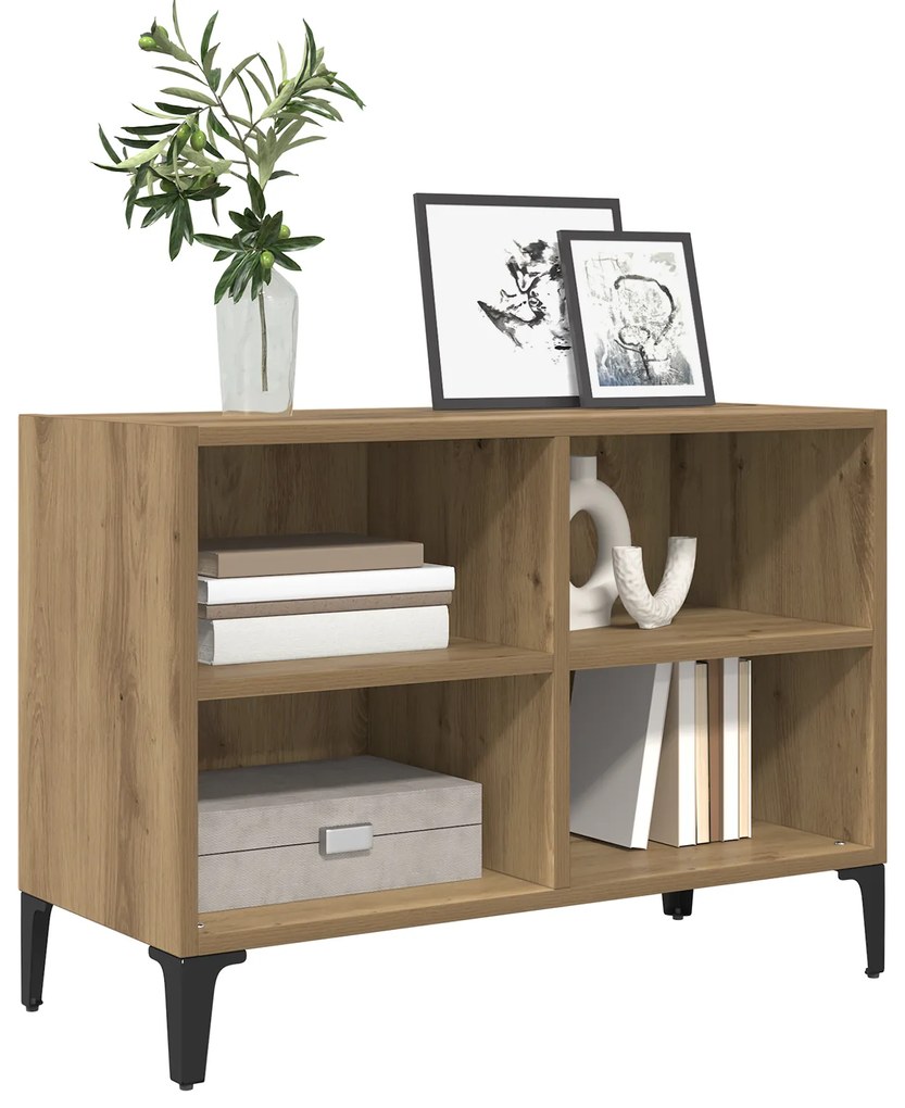vidaXL Βάση Τηλεόρασης Artisan Oak Artisan Oak Επεξεργασμένο ξύλο Μεσαίο