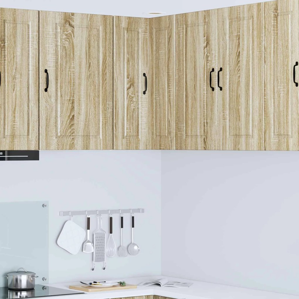 vidaXL Ντουλάπα Κουζίνας με ράφι με πόρτα Δρύς Sonoma 57 x 57 x 80 εκ.