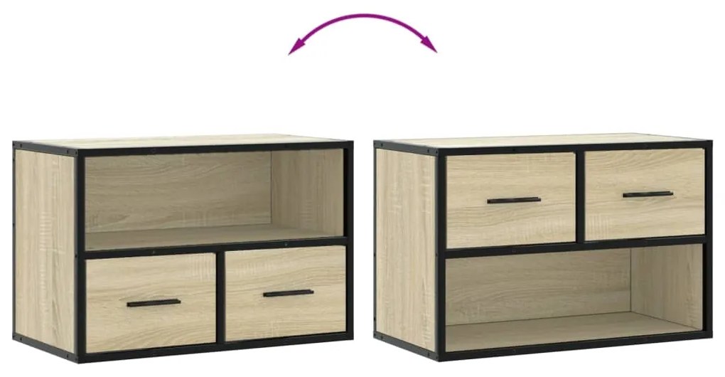 vidaXL Έπιπλο Τηλεόρασης Sonoma Δρυς 60x31x39,5 εκ. Επεξ. Ξύλο