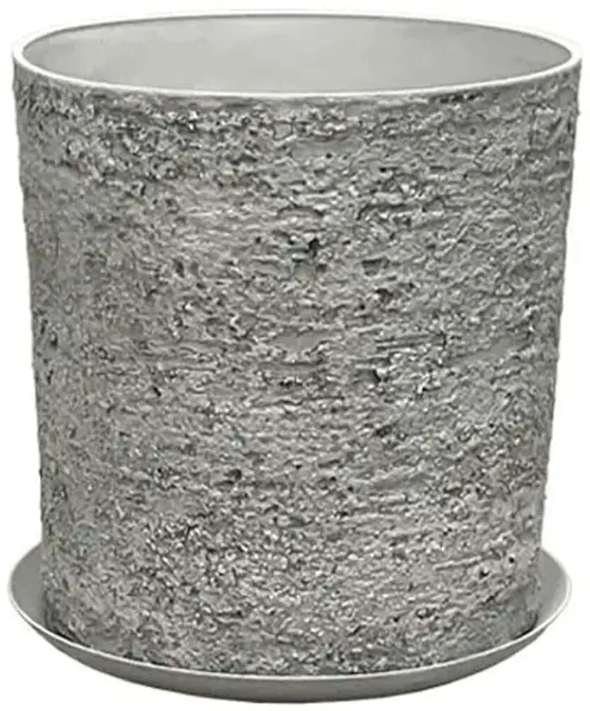 Κασπώ Βράχος 06-10004-M Φ35x36cm Grey Marhome Πολυρεσίνη