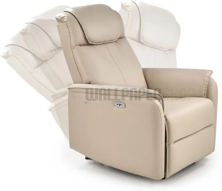 Lux Πολυθρονα Relax Μπεζ