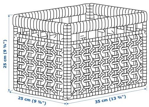 TÄTING καλάθι, 35x25x25 cm 905.168.05