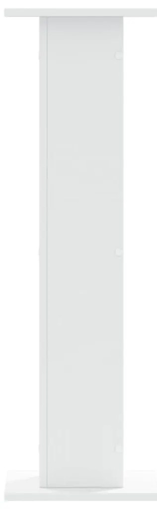 vidaXL Βάσεις Ηχείων 2 Τεμ. Λευκή 30x30x95 εκ. Επεξ. Ξύλο