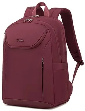 CHANTRIA γυναικεία τσάντα πλάτης CB00638 με θήκη laptop 15.6", 20.2L, κόκκινη