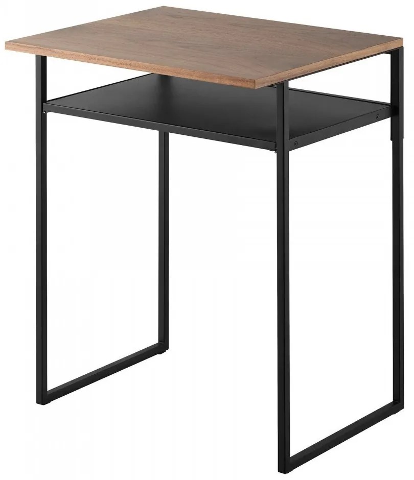 Γραφείο - Κονσόλα Tower YMZK1488 53x45,2x66,8cm Black-Walnut