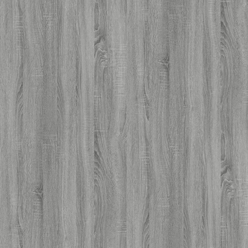 Κομοδίνο Γκρι Sonoma 50x46x50 εκ. από Επεξεργασμένο Ξύλο - Γκρι