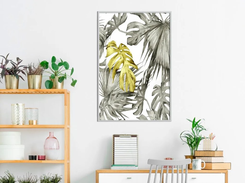 Αφίσα - Extraordinary Leaf - 20x30 - Χρυσό - Χωρίς πασπαρτού