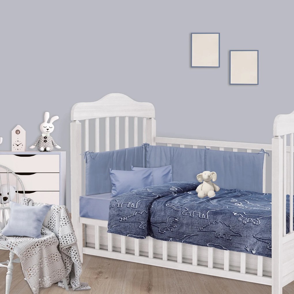 Κουβέρτα Φωσφοριζέ Fleece Κούνιας 110x150εκ. Relax 4836 Das Baby