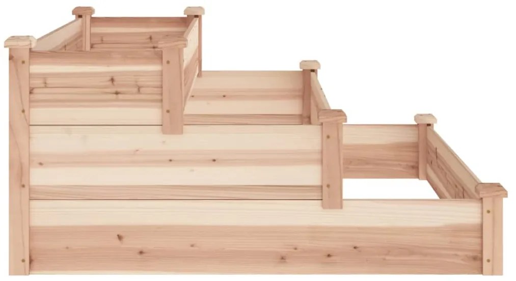 vidaXL Ζαρντινιέρα Υπερυψωμένη 120 x 120 x 56 εκ. Μασίφ Ξύλο Ακακίας