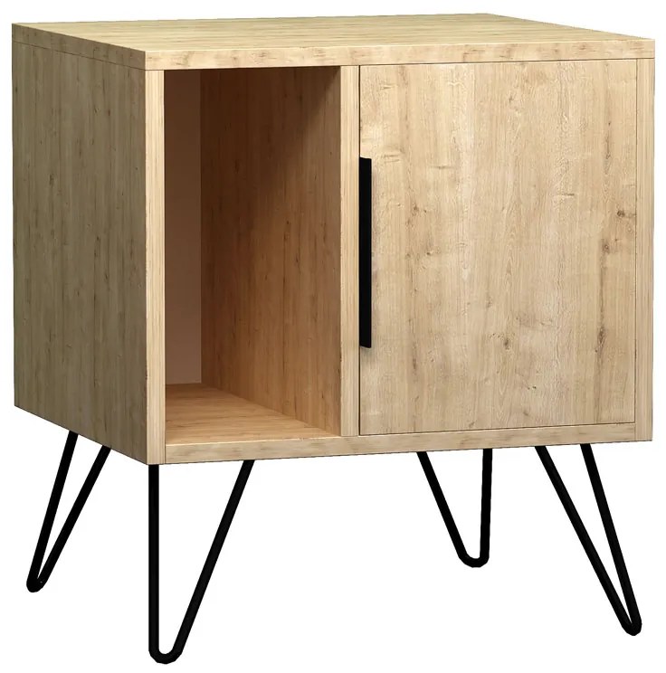 ΚΟΜΟΔΙΝΟ GLYNN MEGAPAP ΧΡΩΜΑ ΦΥΣΙΚΟ ΟΞΙΑΣ 50,2X44,6X60ΕΚ.