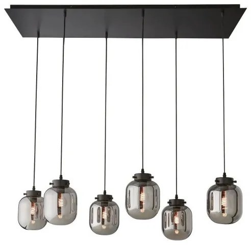 Κρεμαστό Φωτιστικό Οροφής Φιμέ Regi 60900 Fischer Honsel-60900-Φιμέ/Smoke 60900