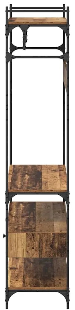 vidaXL Ντουλάπι Παλαιό ξύλο 89 x 39 x 184.5 εκ. Επεξεργασμένο ξύλο