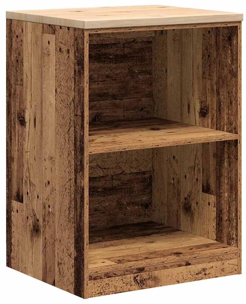 vidaXL ντουλάπι αποθήκευσης γκαράζ 60x51x85 εκ μασίφ ξύλο πεύκο