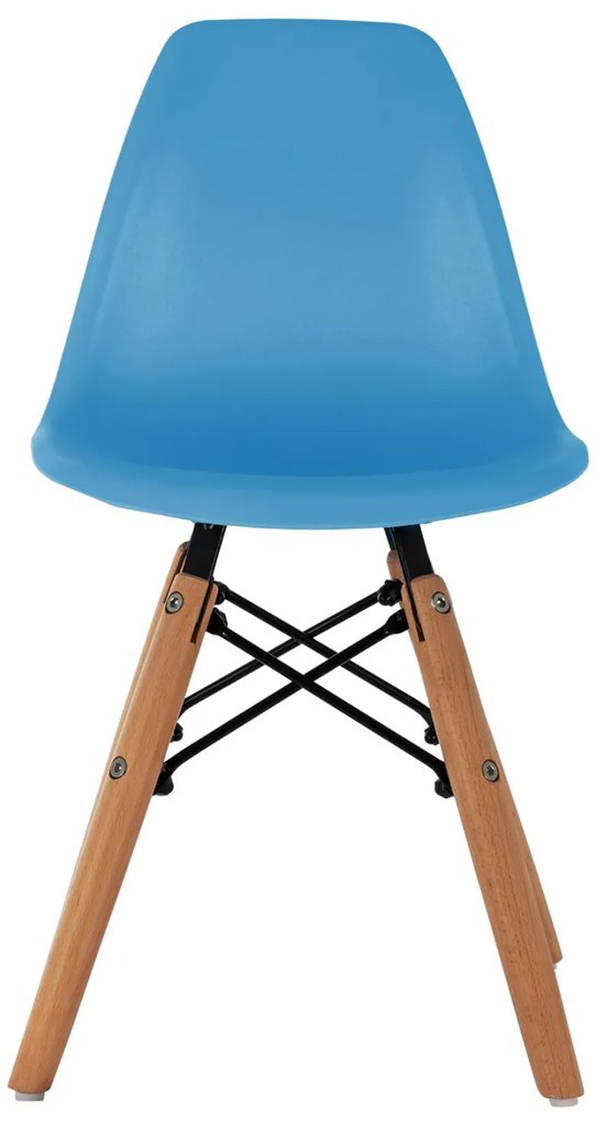Καρέκλα TWIST KID Παιδική Ξύλινα πόδια Μπλέ 30,5x33x59 εκ. 4αδα 30.5x33x59 εκ.
