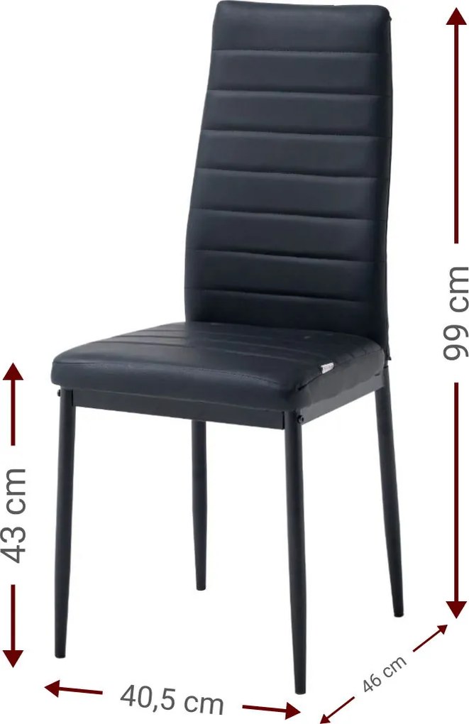 Καρέκλα Jake-Mauro (6) τεμάχια