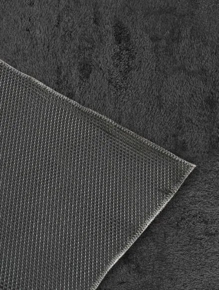 Χαλί FEATHERY BLACK σετ-κρεβατοκάμαρας-67-x-140-2-67-x-230-εκ