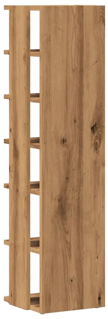 vidaXL Παπουτσοθήκες 2 τεμ. Αρτισιανή Δρυς 28x27x102 εκ. Επεξ. Ξύλο