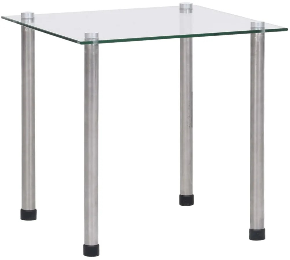 vidaXL Τραπεζάκια Ζιγκόν Σετ 3 τεμ. Διαφανή από Ψημένο Γυαλί