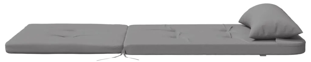 vidaXL Μαξιλάρια Καρέκλας Adirondack 2 τεμ. Γκρι από Ύφασμα Oxford