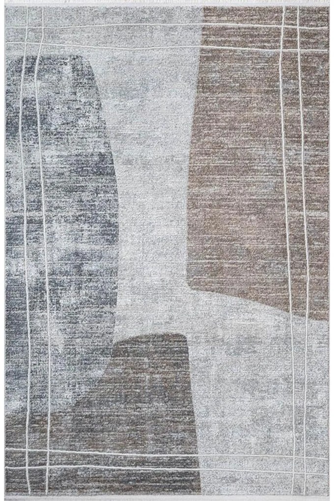 Χαλί Craft 13083A Grey-Brown NewPlan 80X150cm