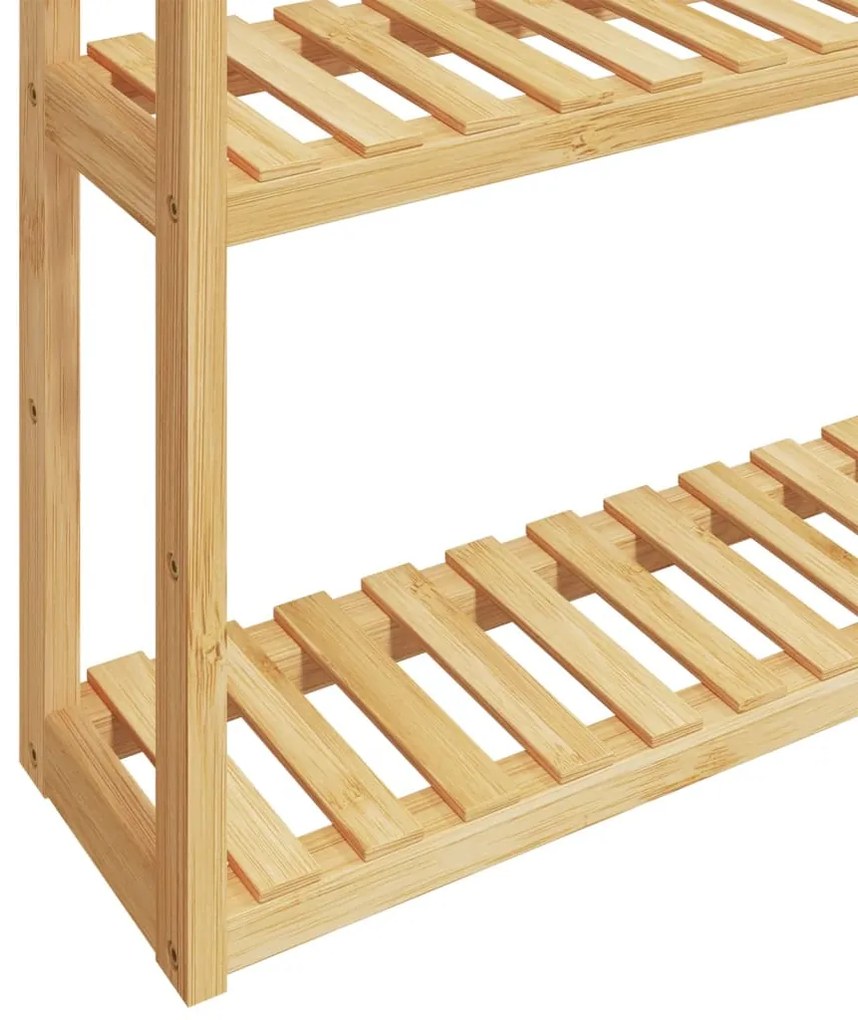 vidaXL Ράφι Μπάνιου 3 Επιπέδων Επιτοίχιο 60x15x54 εκ. από Μπαμπού