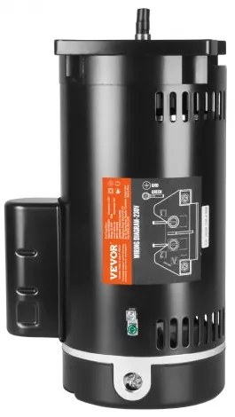 VEVOR 2HP Pool Pump Motor 230V 60Hz 7.8Amps 56Y 3450RPM 50μF/250V Capacitor