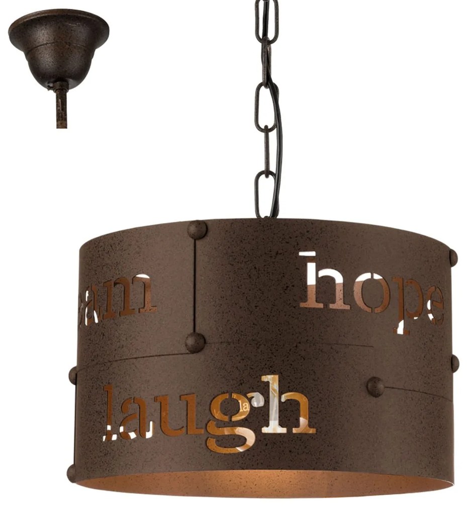 Φωτιστικό Οροφής Coldingham 49734 Rust Eglo Metal