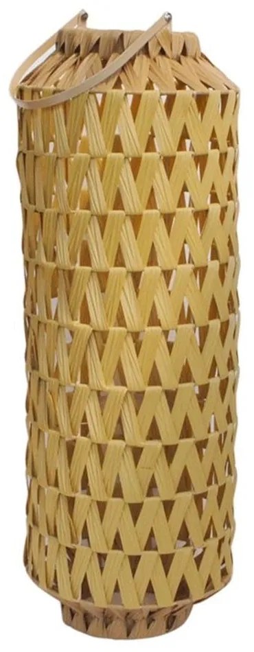 Φανάρι 00.06.61349 Φ25x59,5cm Natural Rattan