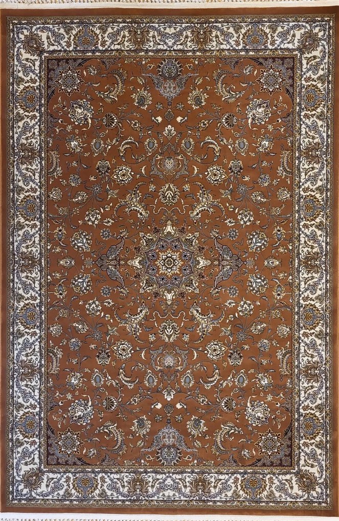 ΧΑΛΙ ROYAL SILK 003 BROWN - 200cm x 285cm