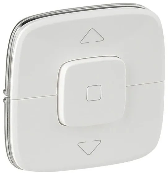 Πλακίδιο Διακόπτη Ρολών Λευκό Valena Allure 755145 Legrand-755145-Λευκό 755145