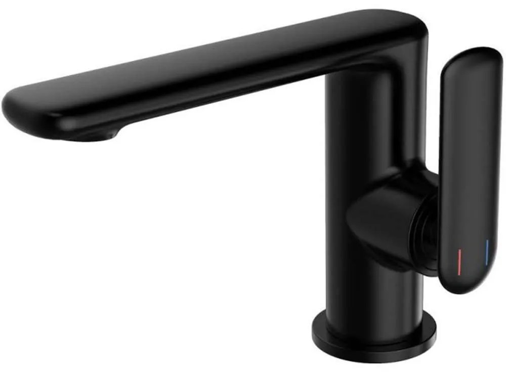 Μπαταρία Νιπτήρος America Nero 38-3436 Με Κλικ Black Gloria Metal