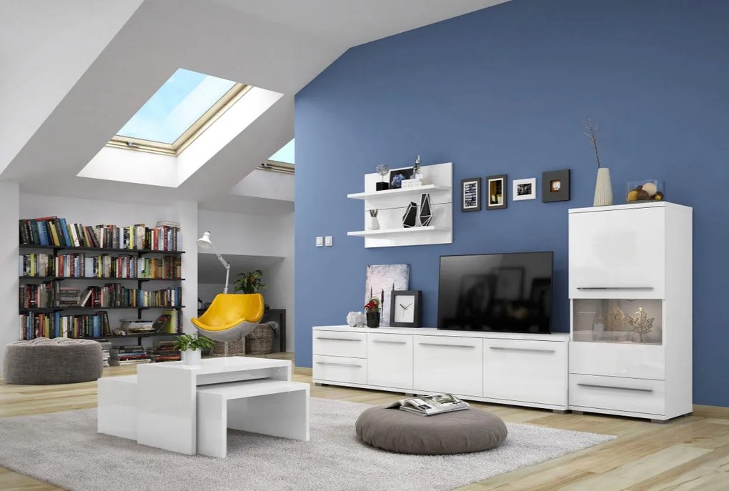 Τραπεζάκι σαλονιού Realm plus-Λευκό