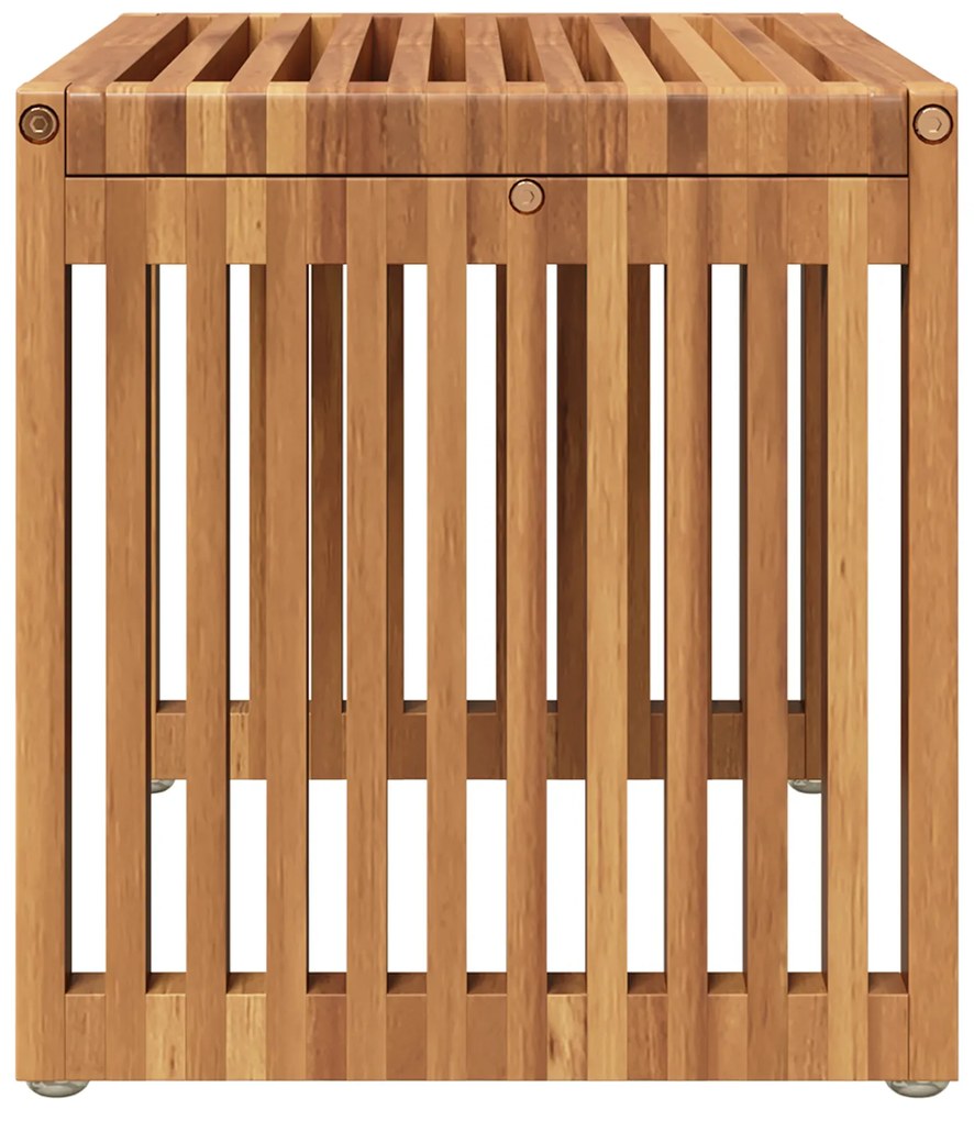 vidaXL Τραπεζάκι Κήπου 50x32.5x35 cm Μασίφ ξύλο teak