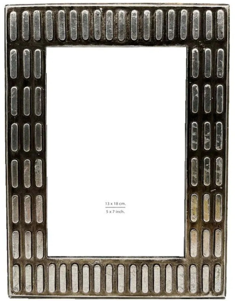 Κορνίζα Jaylen 031146 13x18cm Silver Γυαλί,Polyresin