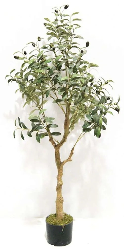 Τεχνητό Δέντρο Ελιά Ascolano 1990-6 120cm Green Supergreens Polyethylene,Fabric