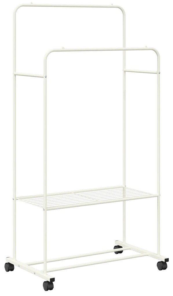 vidaXL Ράφι Ρούχων Μονόχρωμο Λευκό