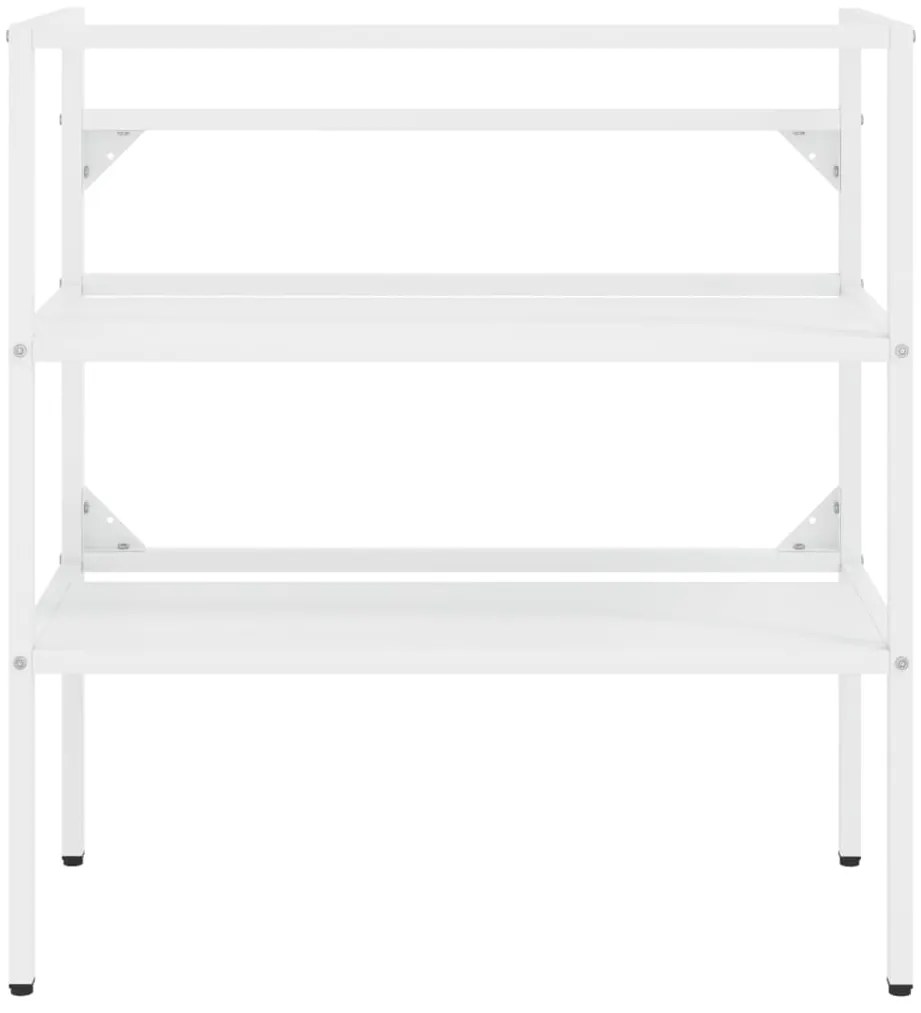 vidaXL Έπιπλο Μπάνιου Λευκό 79 x 38 x 83 εκ. Σιδερένιο
