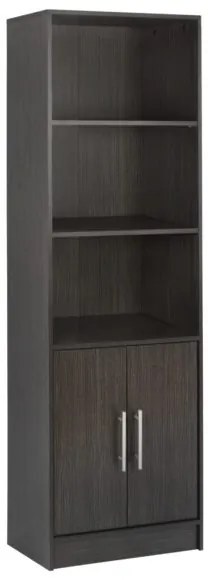 ΒΙΒΛΙΟΘΗΚΗ ΜΕΛΑΜΙΝΗΣ ENSLEY HM2027.01 ZEBRANO 60X30X180 εκ.