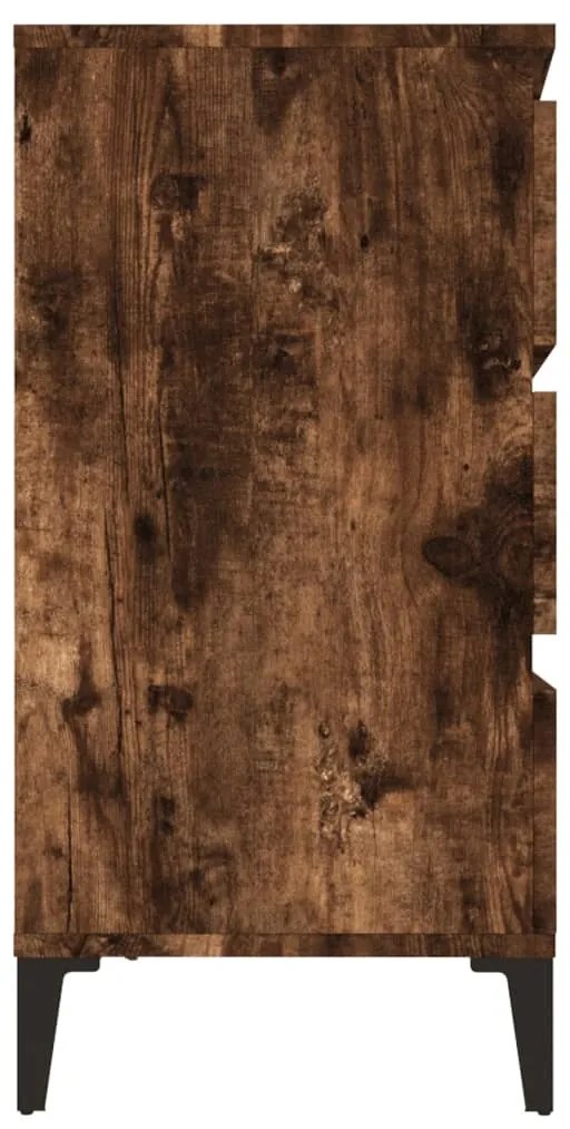 vidaXL Ντουλάπι Καπνιστή Δρυς 60x35x70 εκ. από Επεξεργασμένο Ξύλο