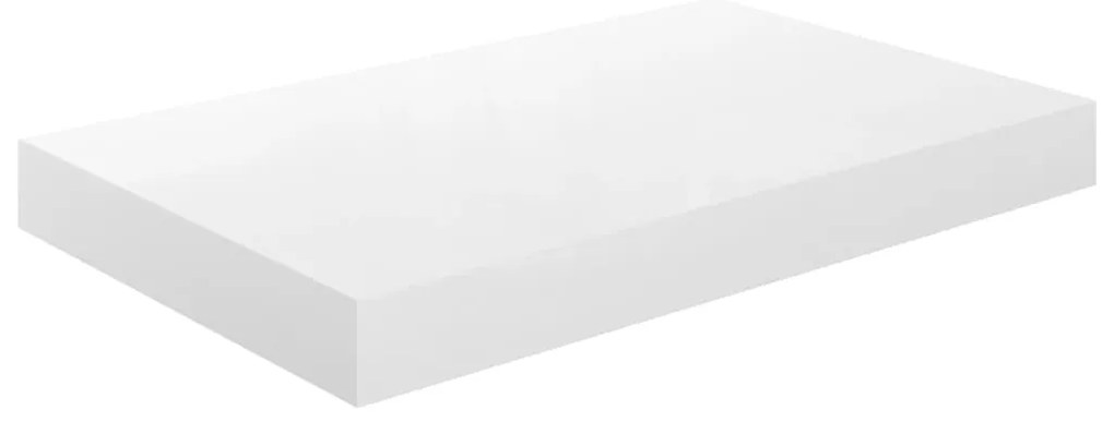 vidaXL Ράφια Τοίχου Γυαλιστερά Άσπρα 2 Τεμάχια 40x23x3,8 εκ. MDF