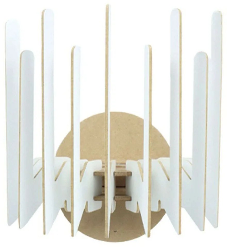 Φωτιστικό Τοίχου - Απλίκα 390FLH2107 24x19x22cm E27 40W White Opviq