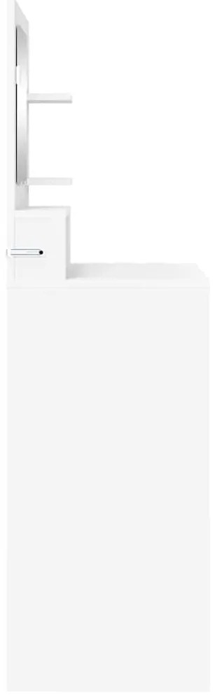 vidaXL Τραπέζια Ντυσίματος Κρεβατοκάμαρας Λευκό 80 x 39,6 x 135 εκ