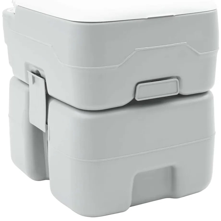 vidaXL Τουαλέτα Κάμπινγκ Γκρι 41.5 x 36.5 x 42 εκ.