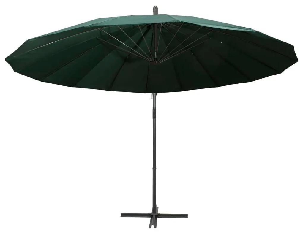 Ομπρέλα Κρεμαστή Πράσινη 3 μ. με Ιστό Αλουμινίου - Πράσινο